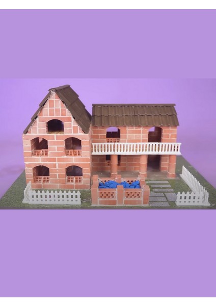 Minyatür Tuğla Orta Paket Inşaat Seti (Kilit Taşı+Mozaik) fiyatları