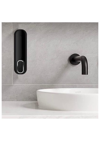 ® Siyah Duvara Monte Sıvı Sabunluk Dispenser 300 ml
