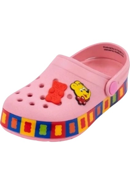 Çocuk Eva Sandalet 25-35 Numara Pembe