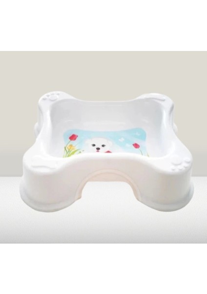 Pati Desenli Kedi Köpek Mama Su Kabı HB1014