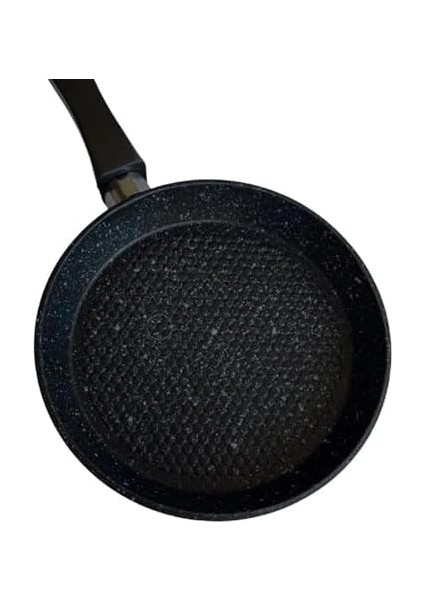 Mini Granit Sos Tavası, Uzak Doğu Omlet ve Sos Hazırlama Tavası, Yapışmaz ve Dayanıklı Yüzeyli Şık Pişirme Tavası (Oval)