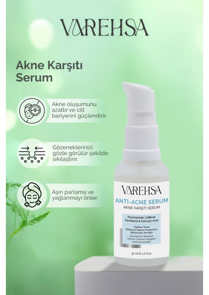 Varehsa-Nemlendirici ve Cilt Bakımı Yüz Serumu 30 ml fiyatları