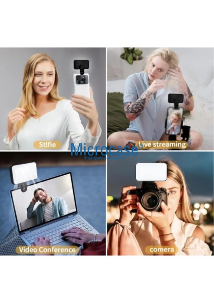 PY11 Şarjlı 3 Işık Modlu Softbox Mini Cep Ledi - AL5206