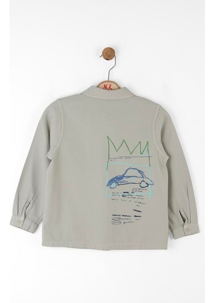 Nk Erkek Çocuk Car Gömlek 4-8 Yaş Gri fırsatları