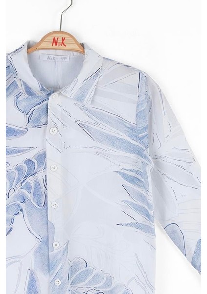 Erkek Çocuk Alaskan Gömlek 4-8 Yaş Mavi modelleri