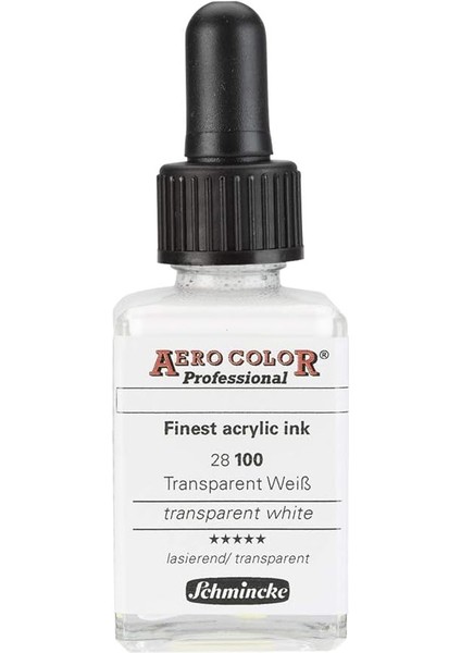 Aero Color Transparan Beyaz Mürekkep 28ML