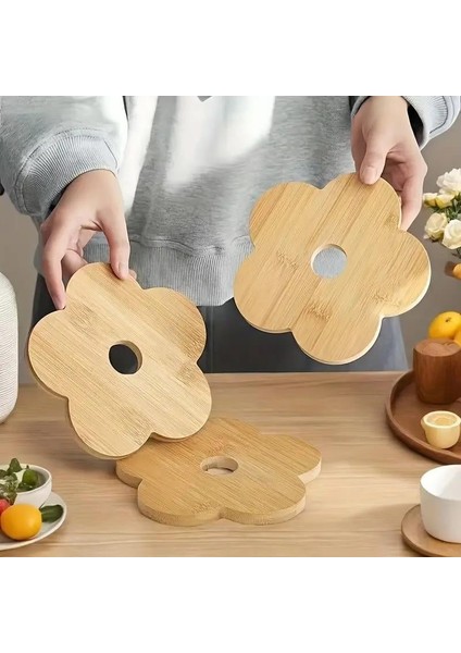 6'lı Papatya Model Ahşap Nihale 15CM
