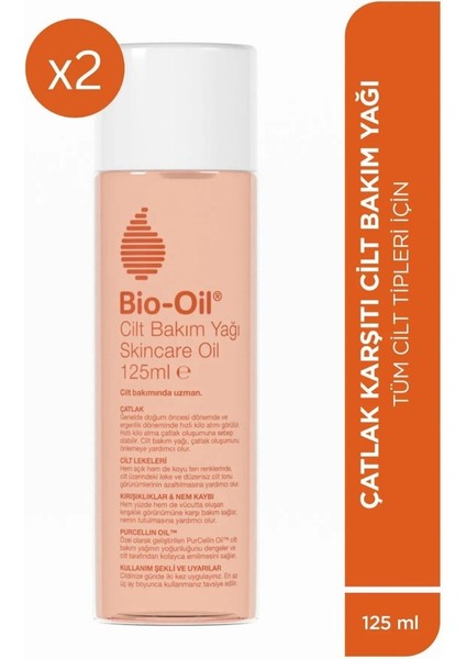 Çatlak Karşıtı & Nemlendirici Cilt Bakım Yağı 125 ml (2'Lİ PAKET) - Yeni Formül
