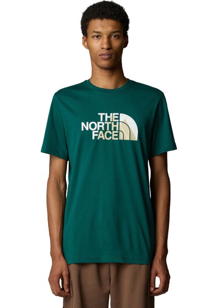 Biner Erkek Yeşil Outdoor T-Shirt NF0A894X6GI1