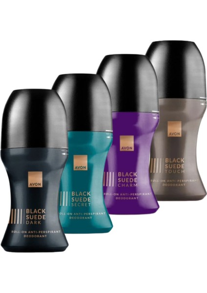 Black Suede Dark - Secret - Charm ve Touch 50 ml Erkek Roll-On Paketi