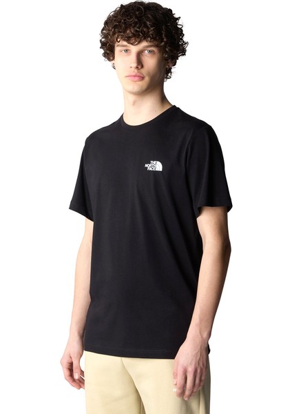 M Biner Graphic 4 Erkek Siyah Outdoor T-Shirt Nf0a894zjk31