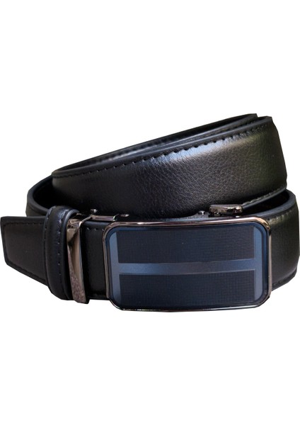 Otomatik Tokalı Deliksiz Deri Erkek Kemer