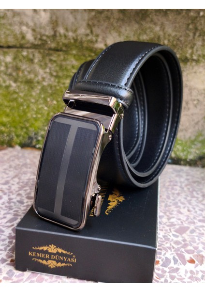 Otomatik Tokalı Deliksiz Deri Erkek Kemer fiyatları