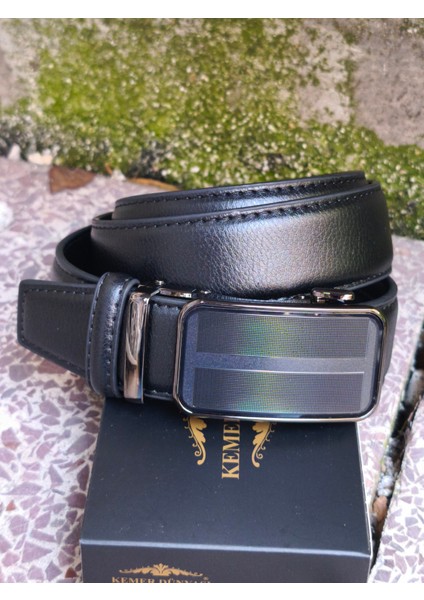 Otomatik Tokalı Deliksiz Deri Erkek Kemer modelleri