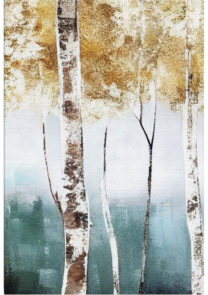 |gold-Laci Ağaç Detay Soyut Model |çerçeveli Temperli Cam Tablo Tekli Dikey fiyatları