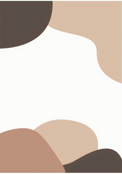 krem-Bej Soyut Model 2 |çerçeveli Temperli Cam Tablo Tekli Dikey fiyatları