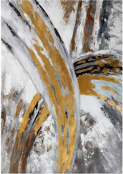 gri-Gold En Sevilen Soyut Tablo 1 |çerçeveli Temperli Cam Tablo Tekli Dikey fiyatları