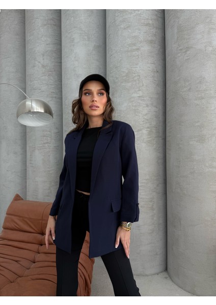Lacivert Blazer Ceket
