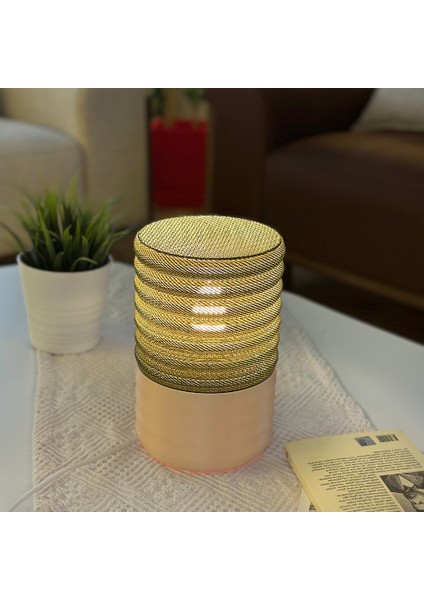 Macaron Modern Tasarımlı Şık Abajur |dekoratif Masa Lambası, Yatak Odası, Salon ve Ofis Aydınlatması