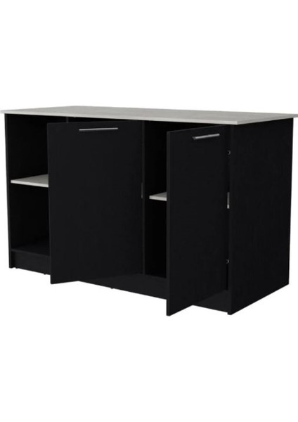 Kumsal Mutfak Adası - ANTRASIT-150 Cm-Beyaz Tezgahlı fiyatları