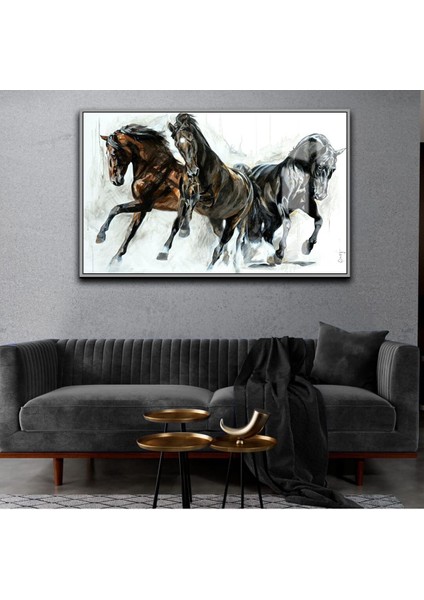 gold-Gri Sevilen Soyut Şekil Tablo 1 |çerçeveli Temperli Cam Tablo Tekli Dikey