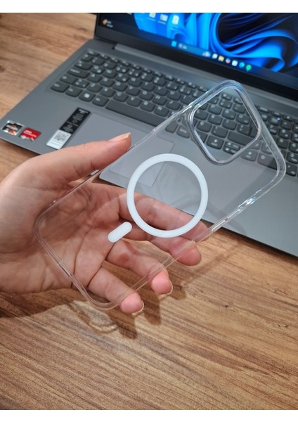 iPhone 16 Pro Max Uyumlu Magsafe Şarj Özellikli Sararma Yapmayan Kaliteli Sert Mika Kılıf