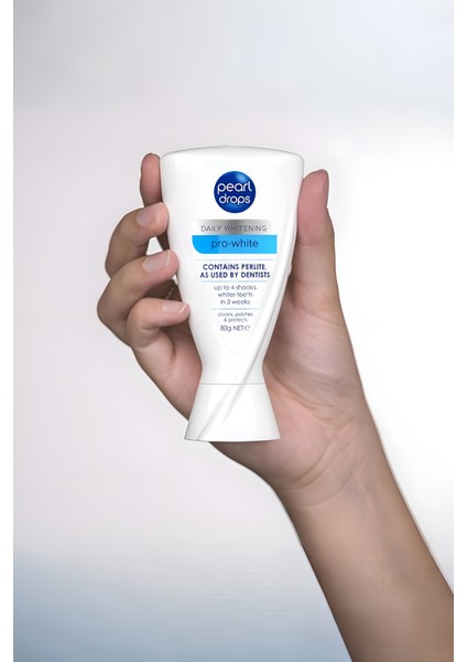 Pro-white - Doğal Perlit Minerali İle İnatçı Lekeleri Çıkaran, Beyazlatıcı Diş Macunu 50ml