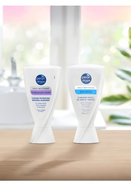 Pro-white - Doğal Perlit Minerali İle İnatçı Lekeleri Çıkaran, Beyazlatıcı Diş Macunu 50ml