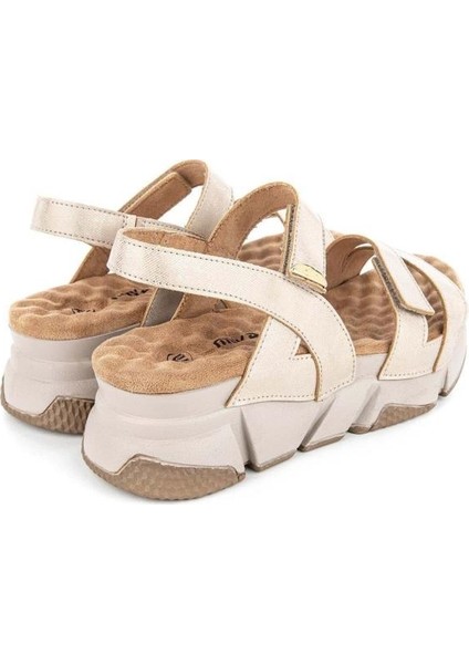 Olimba 34201-002 Anatomik Taban Kadın Sandalet Bej 36-40