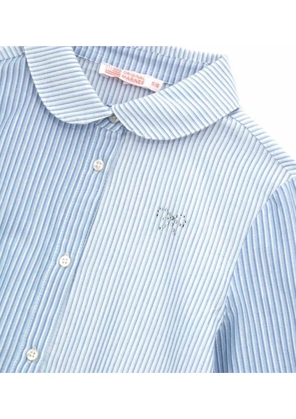 Orginal Marines Cizgili Gömlek Elbise 29 Yaş Mavi fiyatları