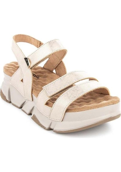 Olimba 34201-002 Anatomik Taban Kadın Sandalet Bej 36-40