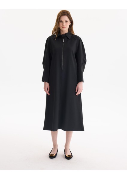 Siyah Çelik Interlok Elbise