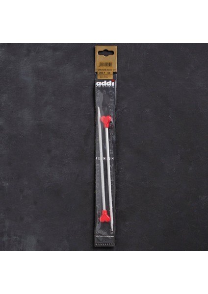 Addi Kalpli 5mm 20CM Klasik Alüminyum Örgü Şişi -