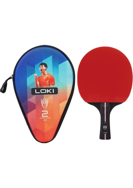 Loki-1 Ittf Onaylı Masa Tenisi Raketi ve Kılıfı