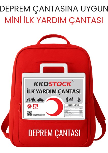 Mini İlk Yardım Ecza Çantası İlk Yardım Seti Deprem Çantasına Uygun Acil Müdahale Çantası