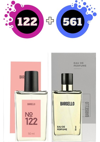 122 Edp Oriental 50 ml Kadın Parfüm + 561 Edp Fresh 50 ml Erkek Parfüm Seti