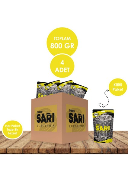 Tuzlu Ay Çekirdeği 200 gr x 4 Adet