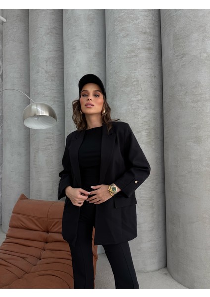 Siyah Blazer Ceket
