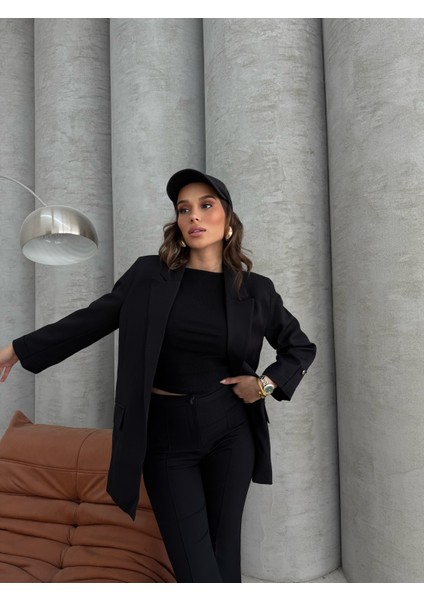 Siyah Blazer Ceket