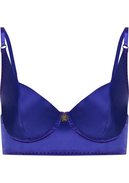 Addria Saks Mavisi Saten Balconette Sütyen