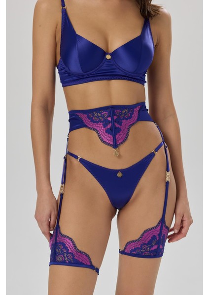 Addria Saks Mavisi Saten Balconette Sütyen fiyatları