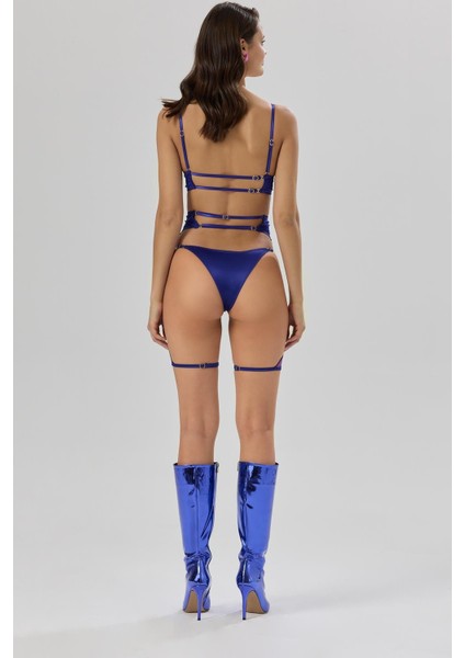 Addria Saks Mavisi Saten Balconette Sütyen fırsatları