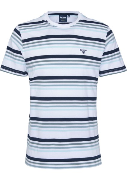 Houstead Stripe Tailored Fit T-Shirt WH11 White fiyatları