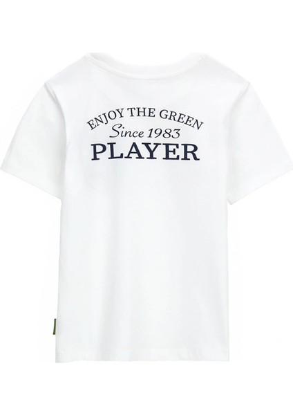 Orginal Marines Erkek Çocuk Sırt Baskılı Tshirt 2-9 Yaş Beyaz modelleri