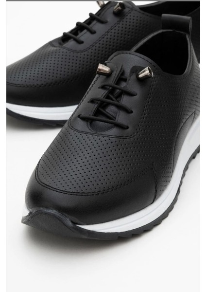 Günlük Esnek Spor Delikli Rahat Lastik Bağcıklı Memory Tabanlı Yürüyüş Spor Ayakkabısı fiyatları