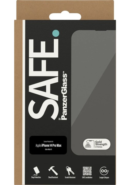 Safe Apple iPhone 14 Pro Max Uwf Şeffaf Cam Ekran Koruyucu fırsatları