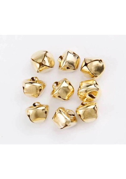 Gold Parlak Kulplu Çan Zil Hayvan Tasma Zili Amigurumi Zili Kına Gecesi Tef Yapımı Zili 20MM 20 Adet modelleri
