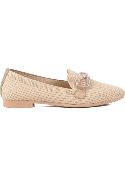 Bej Hafif Triko Kadın Babet 517029 Z