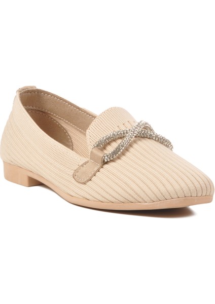 Bej Hafif Triko Kadın Babet 517029 Z modelleri