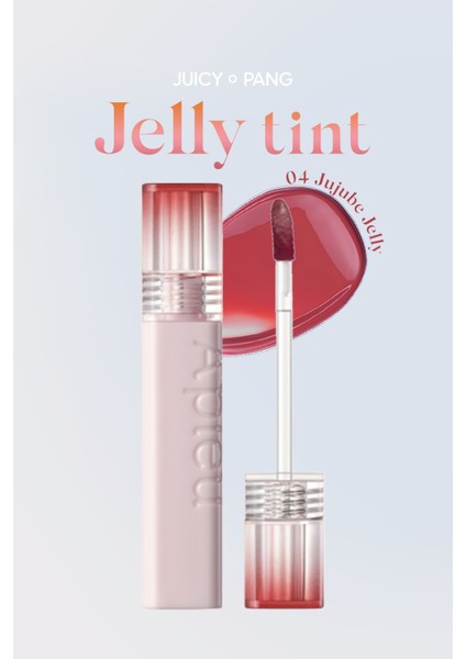 Doğal ve Parlak Görünüm Sunan Jel Yapılı Tint A'pıeu Juicy Pang Jelly Tint (04 Jujube Jelly)